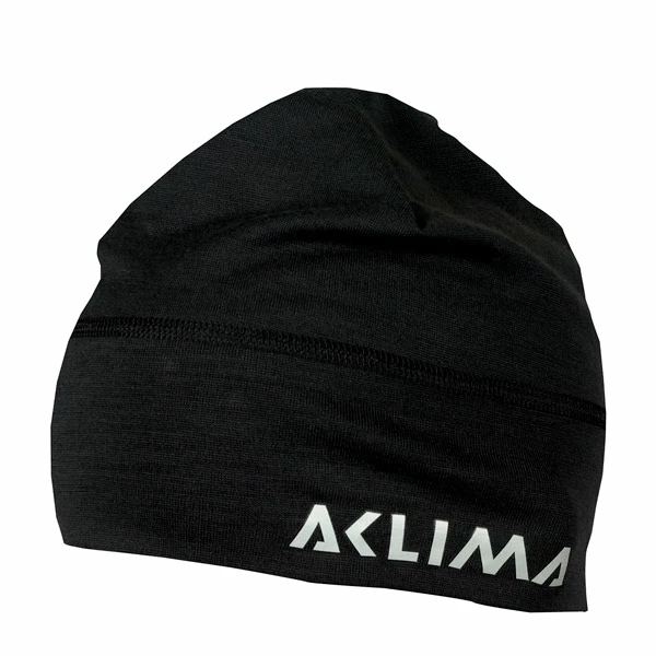 Uttak 💯 Herre Aclima LightWool Beanie (Jet Black) 😉