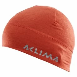 Billig 🎉 Herre Aclima Lightwool Beanie (Red Ochre) 😍
