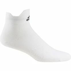 Flash salg ❤️ Herre Adidas Ankle Performance Running Sock (White/Black) 🎉