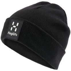 Billig 🎉 Herre Haglöfs Maze Beanie (True Black) 😉