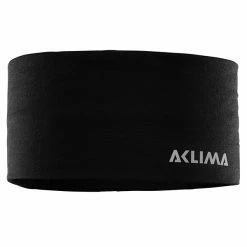 Beste salg ✨ Herre Aclima LightWool Headband (Jet Black) 👏